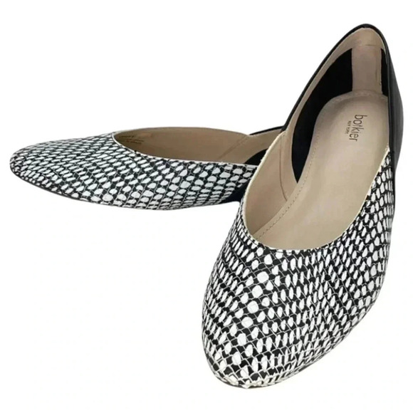 Botkier Britt Womens Flats 6M Leather Snake Print Slip On - Picture 10 of 15